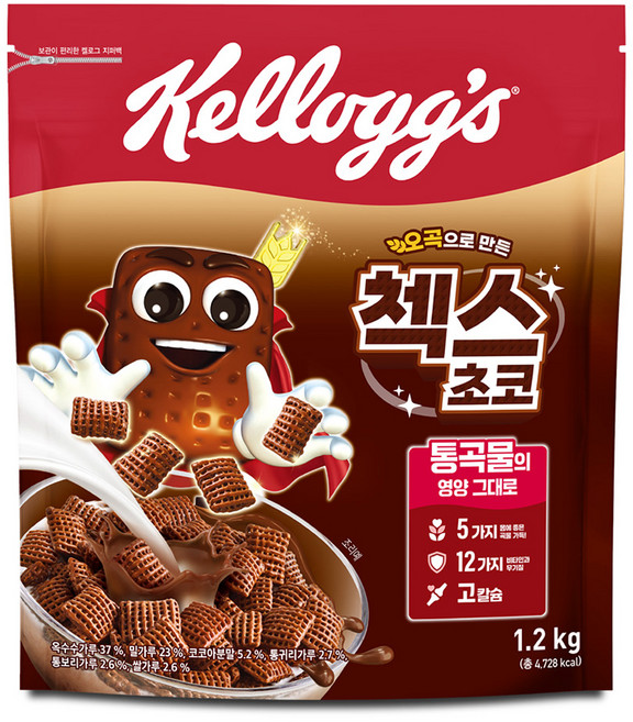 첵스초코 오곡으로 만든 시리얼, 1.2kg, 1개