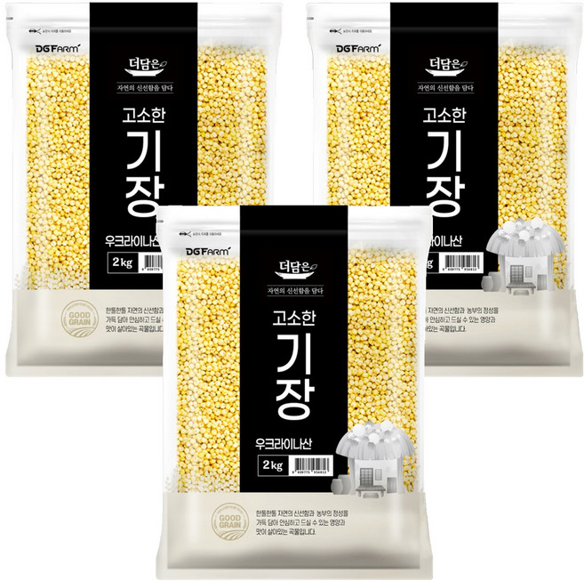 더담은 고소한 기장, 2kg, 3개