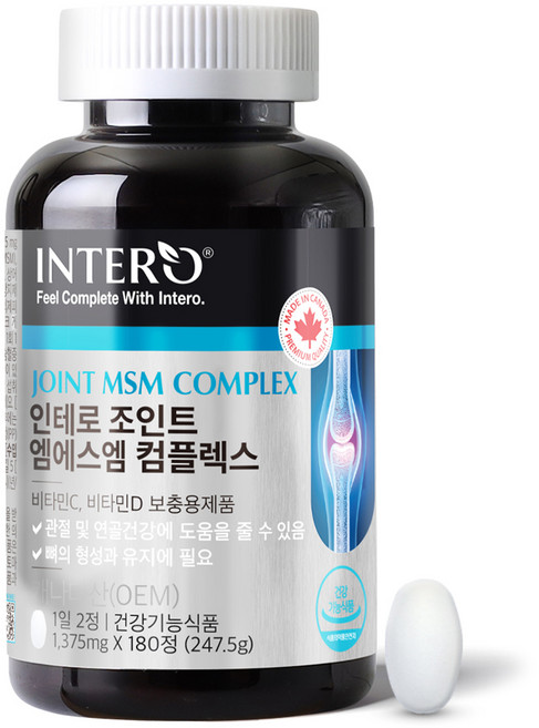 인테로 조인트 엠에스엠 컴플렉스 영양제 247.5g, 180정, 1개