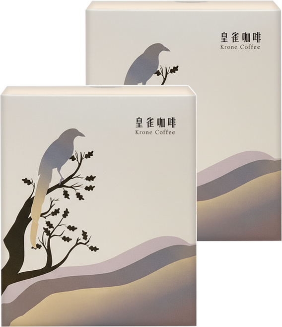 KRONE 皇雀 阿拉比卡濾掛式手沖咖啡 曼巴風味 隨身組, 10g, 5包, 2盒
