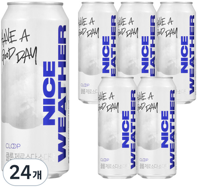 클룹 제로소다 소다맛, 500ml, 24개