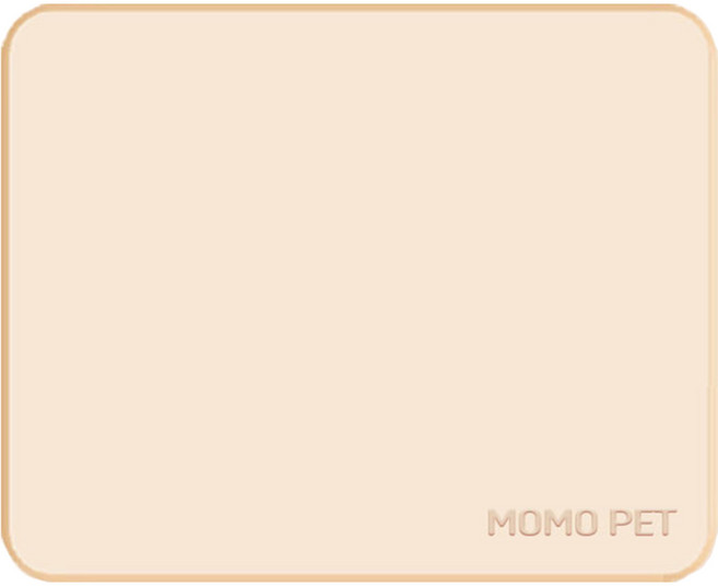 모모펫 강아지 논슬립 실리콘 배변매트, 아이보리, 1개