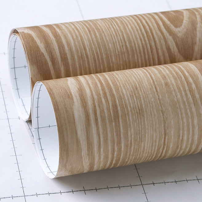 로즈로사 무늬목 시트지 SM4344-2, 에쉬브라운, 100 x 250 cm