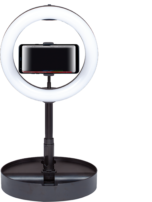 smartfoto Ring Light 一體式環形燈, 黑色, 1個