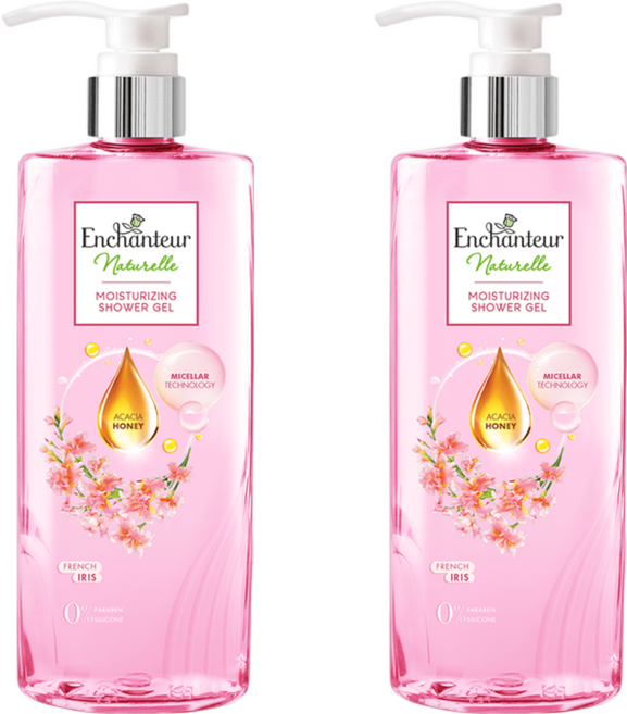 Enchanteur 艾詩 無添加沐浴露 鳶尾花粉, 510g, 2個