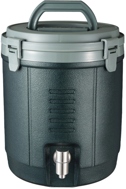 코스모스 스테인리스 캠핑용 워터저그, 진녹색, 8L, 1개