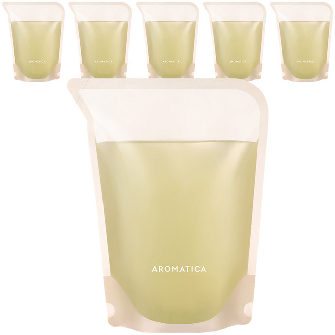 AROMATICA 頭皮淨化洗髮精 補充包 迷迭香, 500ml, 6個