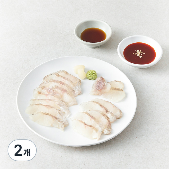 숙성 우럭회, 150g, 2개