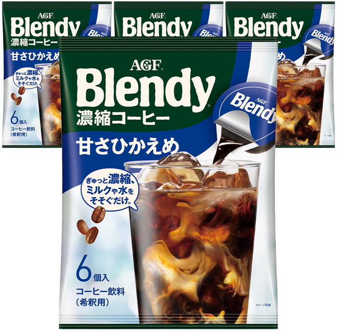 블랜디 포션커피 라이트 슈거, 18g, 6개입, 4개