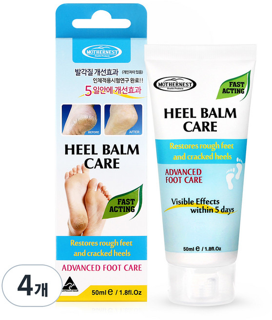 마더네스트 힐밤 케어 풋크림, 50ml, 4개