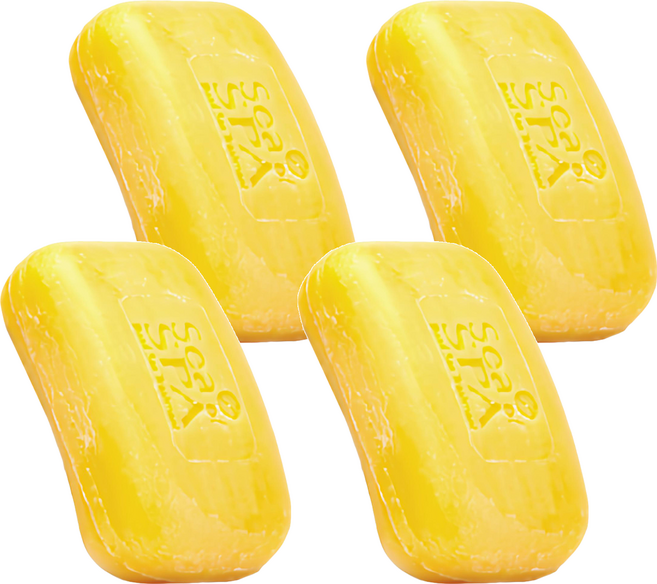 sea of spa 硫磺皂, 125g, 4個