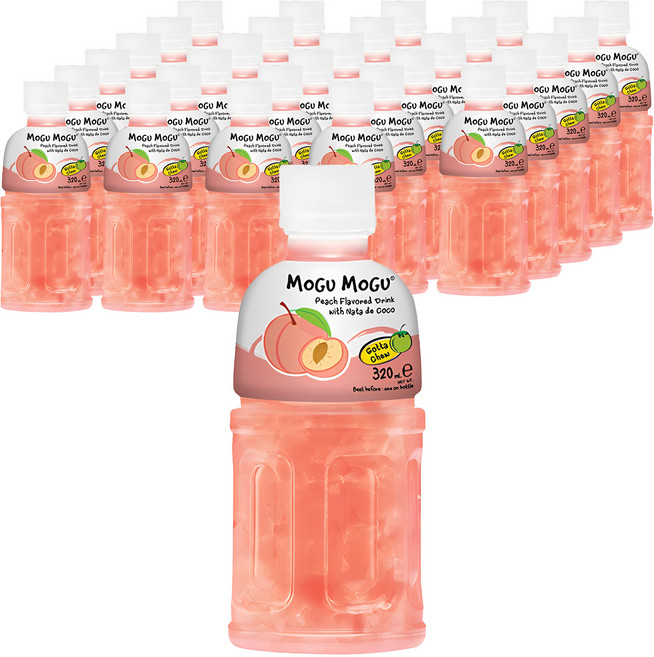 모구모구 복숭아맛, 320ml, 48개