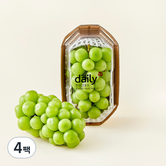 중화농협 상주 고당도 샤인머스캣, 700g, 4팩