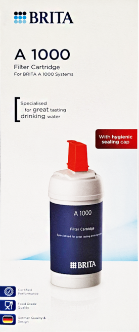 BRITA 廚下式長效型濾水器濾芯, 白色, 1個, A1000