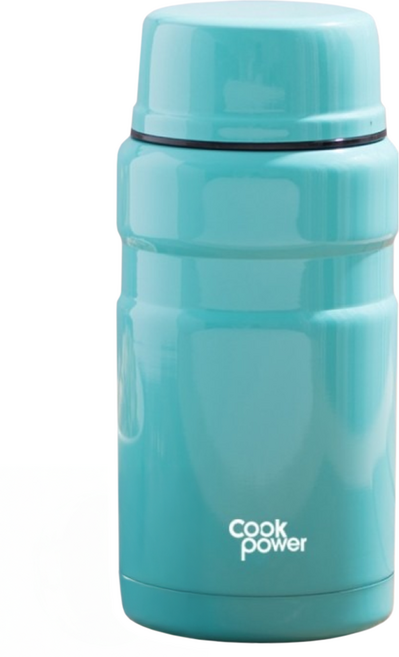 cook power 鍋寶 超真空陶瓷燜燒罐, 800ml, 綠色, 1個