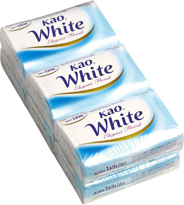 Kao 花王 White 台灣公司貨 香皂 優雅花香, 130g, 6個