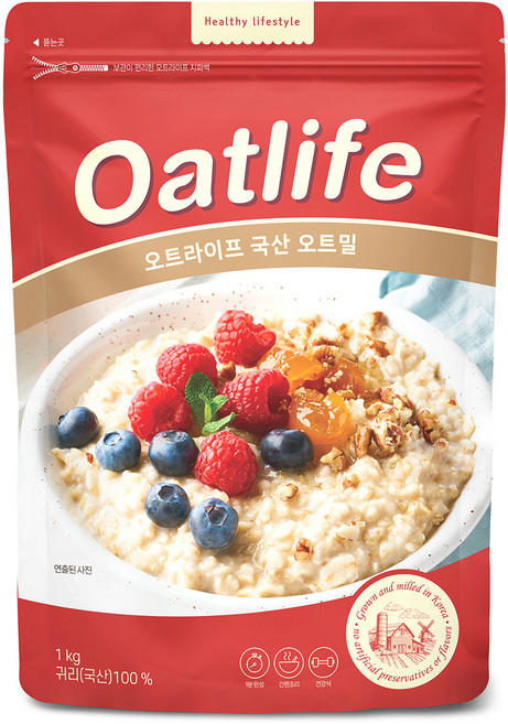 오트라이프 국산 오트밀, 1kg, 1개