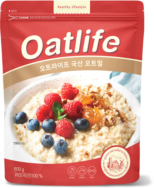 오트라이프 국산 오트밀, 600g, 1개