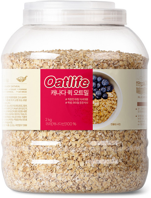 오트라이프 퀵 오트밀, 2kg, 1개