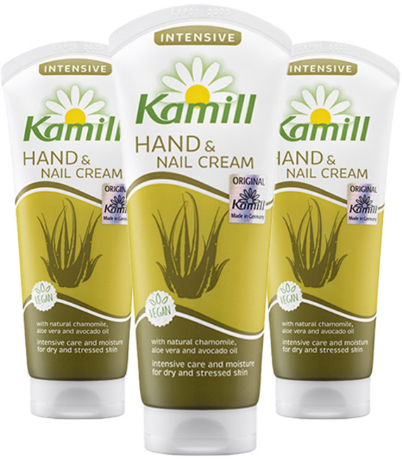 카밀 핸드 앤 네일 크림 인텐시브, 100ml, 3개