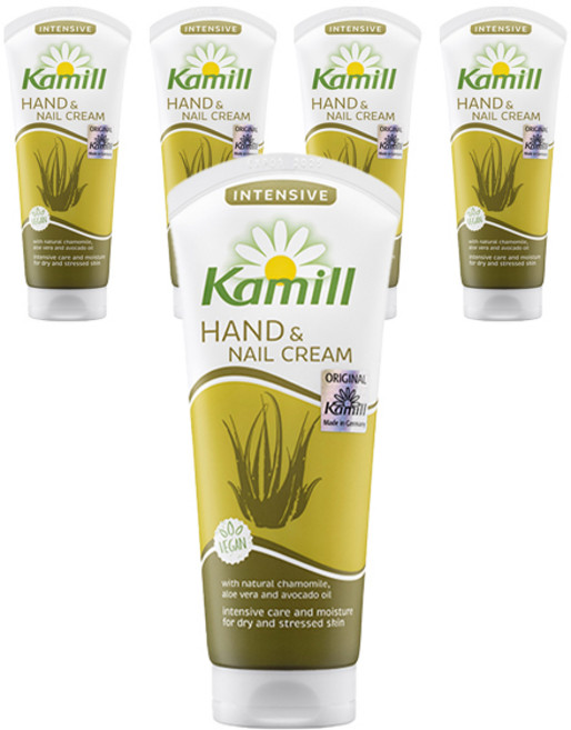 카밀 핸드 앤 네일 크림 인텐시브, 100ml, 5개