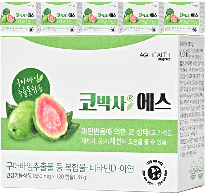안국건강 코박사 에스, 120정, 6개