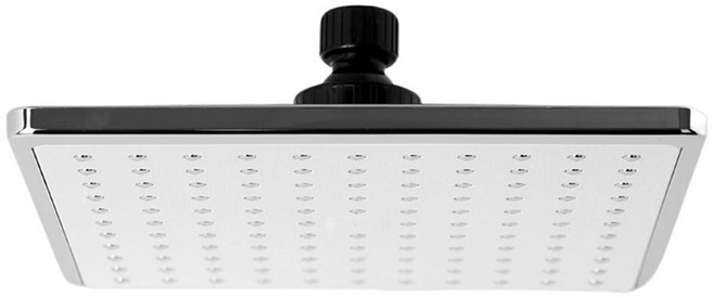 Doojin 防殘水方形花灑蓮蓬頭, 白色, 1個