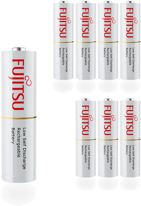 후지쯔 스탠다드 AA 충전지 2000mAh, 4개입, 2개