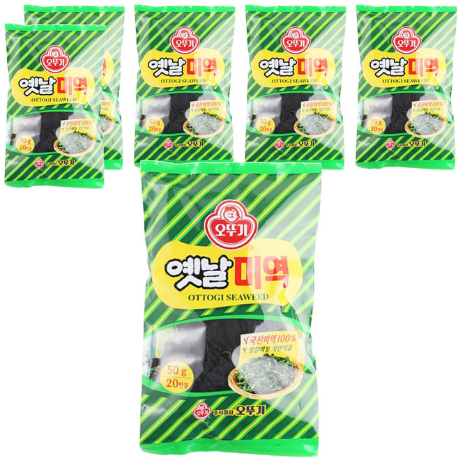 오뚜기 옛날 미역, 50g, 6개