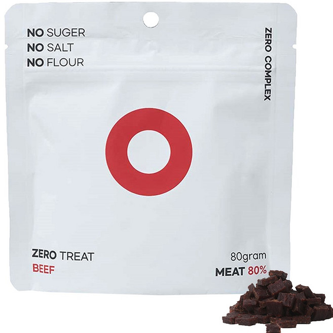 제로컴플렉스 강아지 제로트릿, 소고기, 80g, 1개