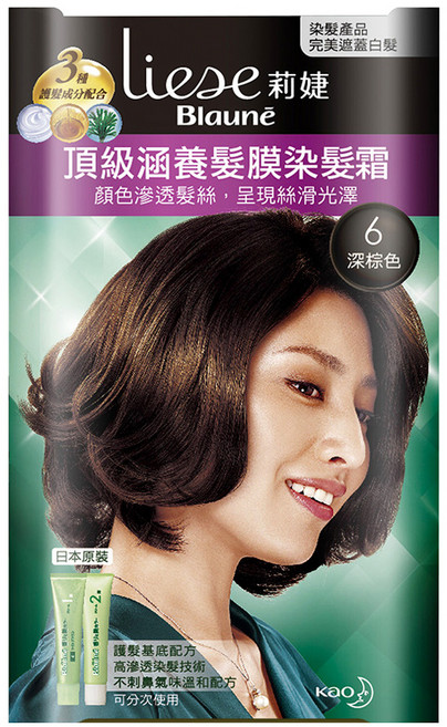 Liese 莉婕 頂級涵養染髮霜, 深棕色, 1盒