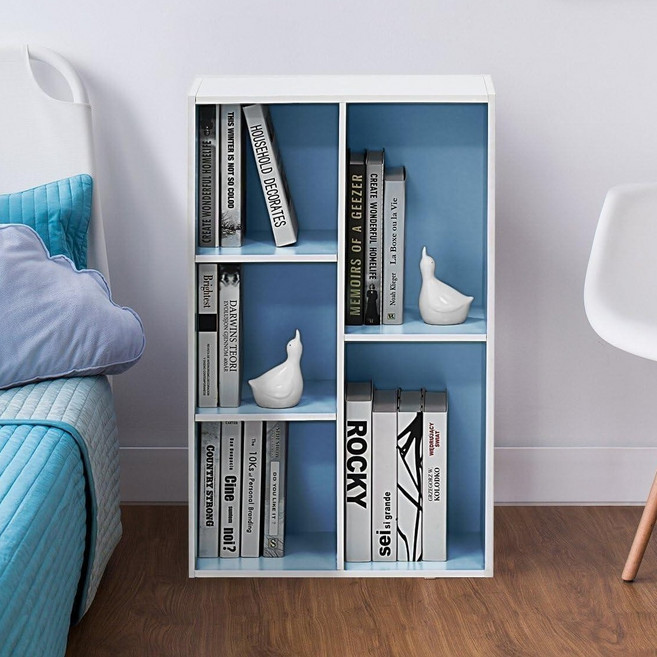 HOPMA 合馬家具 粉彩五格櫃 G-S590 14kg, 水藍色