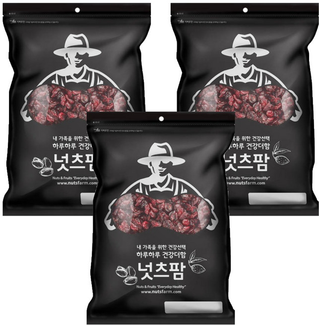 NUTS FARM 蔓越莓乾, 210g, 3包