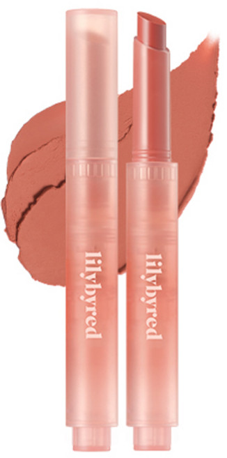 릴리바이레드 밀키 블러 퐁듀바 립스틱, 1개, 01피넛버터에빠진살구