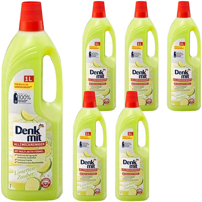 dm Denk mit 萬用檸檬清潔劑, 1L, 6瓶