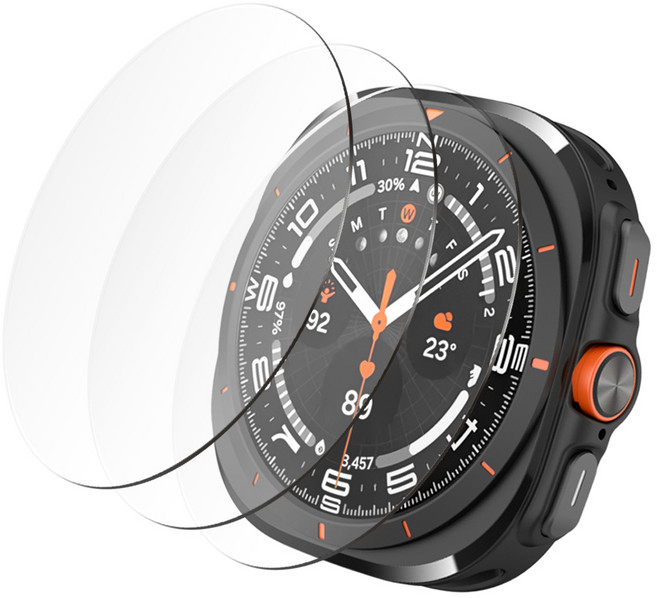 루아러블 갤럭시워치 강화유리 9H 고강도 풀커버 액정보호필름 3p 세트, 투명, 1세트