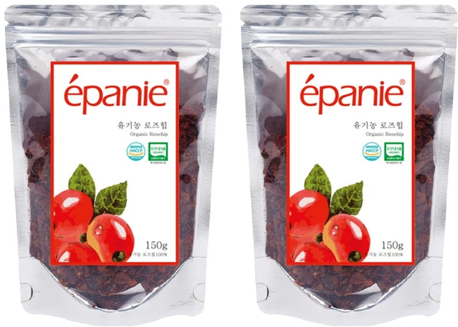 에빠니 유기농 로즈힙차 리필, 150g, 1개입, 2개 - 쿠팡