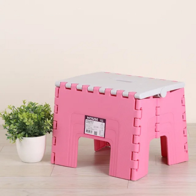 HOUSE 好室喵 美好折疊椅 CH00105, 粉色, 1個