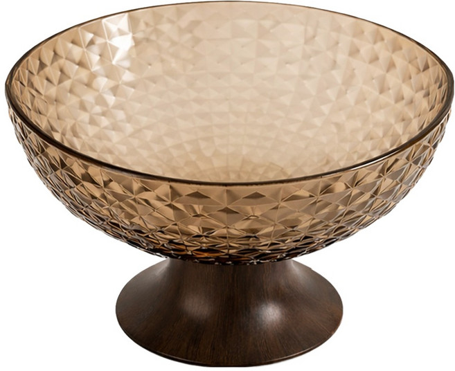 루루오 물빠짐 다용도 트레이, 06 우드 투명, 1개