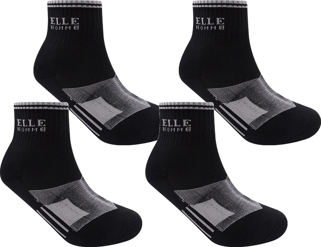 ELLE HOMME 法式厚底透氣運動襪