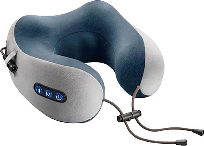 Kolin 歌林 USB充電揉捏按摩枕, KMA-HC600, 灰色 + 藍綠色