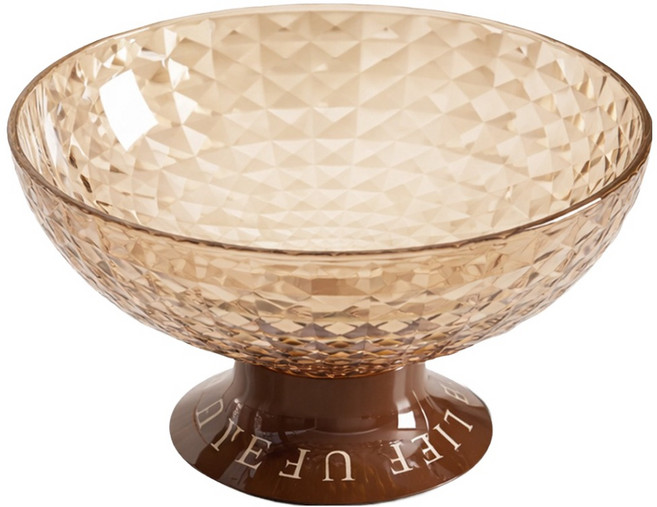 루루오 물빠짐 다용도 트레이, 03 브라운 투명, 1개