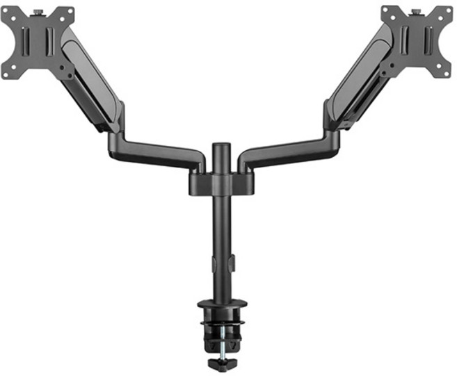 루나랩 라이트 폴 듀얼 모니터암, 블랙 × 1개, 1개, 블랙