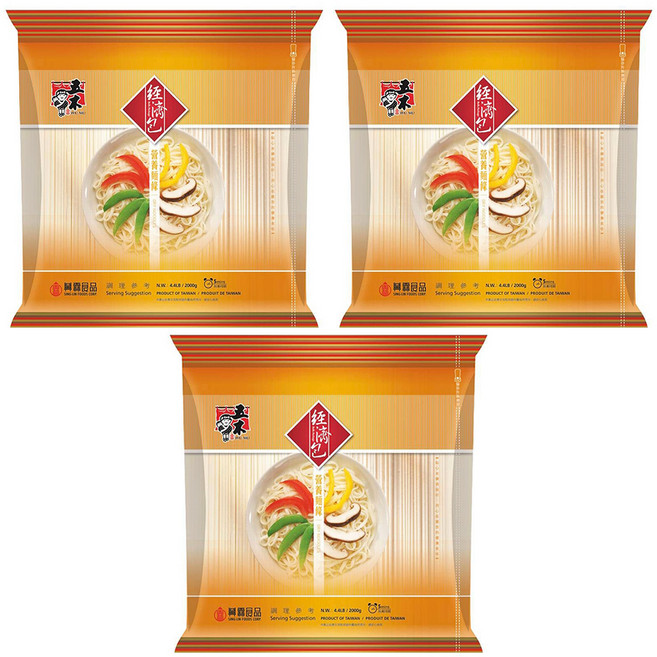 五木 經濟包營養麵條, 2kg, 3包