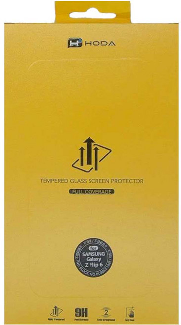 HODA 好貼 2.5D滿版黑玻璃貼 0.33mm, 1片