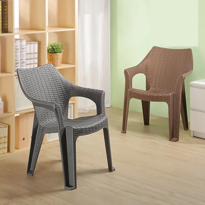 KEYWAY 聯府 夏威夷藤藝休閒椅 KGB969-1, 咖啡色, 1個