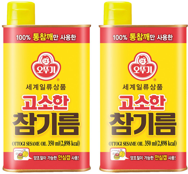 OTOKI 不倒翁 香醇芝麻油, 350ml, 2桶