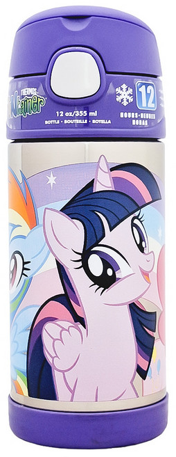 THERMOS 膳魔師 小馬保溫瓶 12oz / 355ml, 彩虹小馬 紫色, 1個