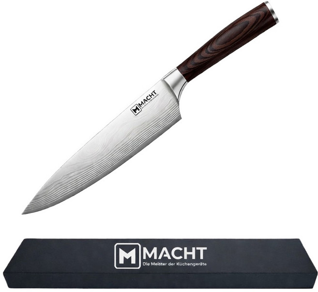 마흐트 다마스커스 디자인 쉐프 나이프, 혼합색상, 1개