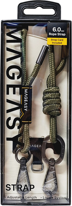 MAGEASY STRAP 掛繩/掛繩片組 6mm, 無畏綠, 1組